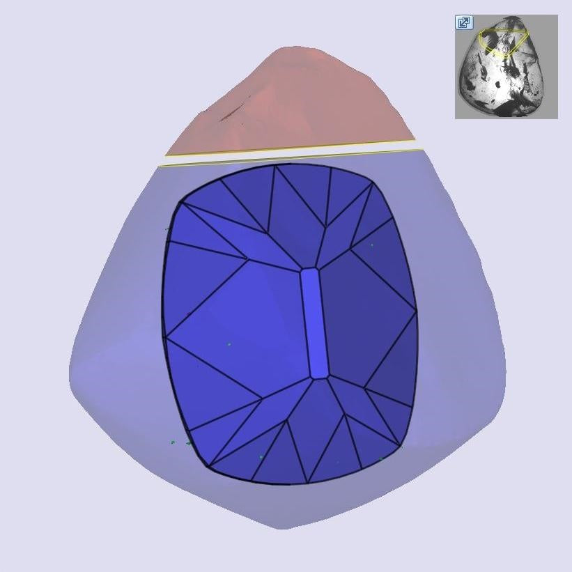 1.51ct | U-V/VS2 Cushion Shape Old Mine Cut Diamond (GIA) - Modern Rustic Diamond