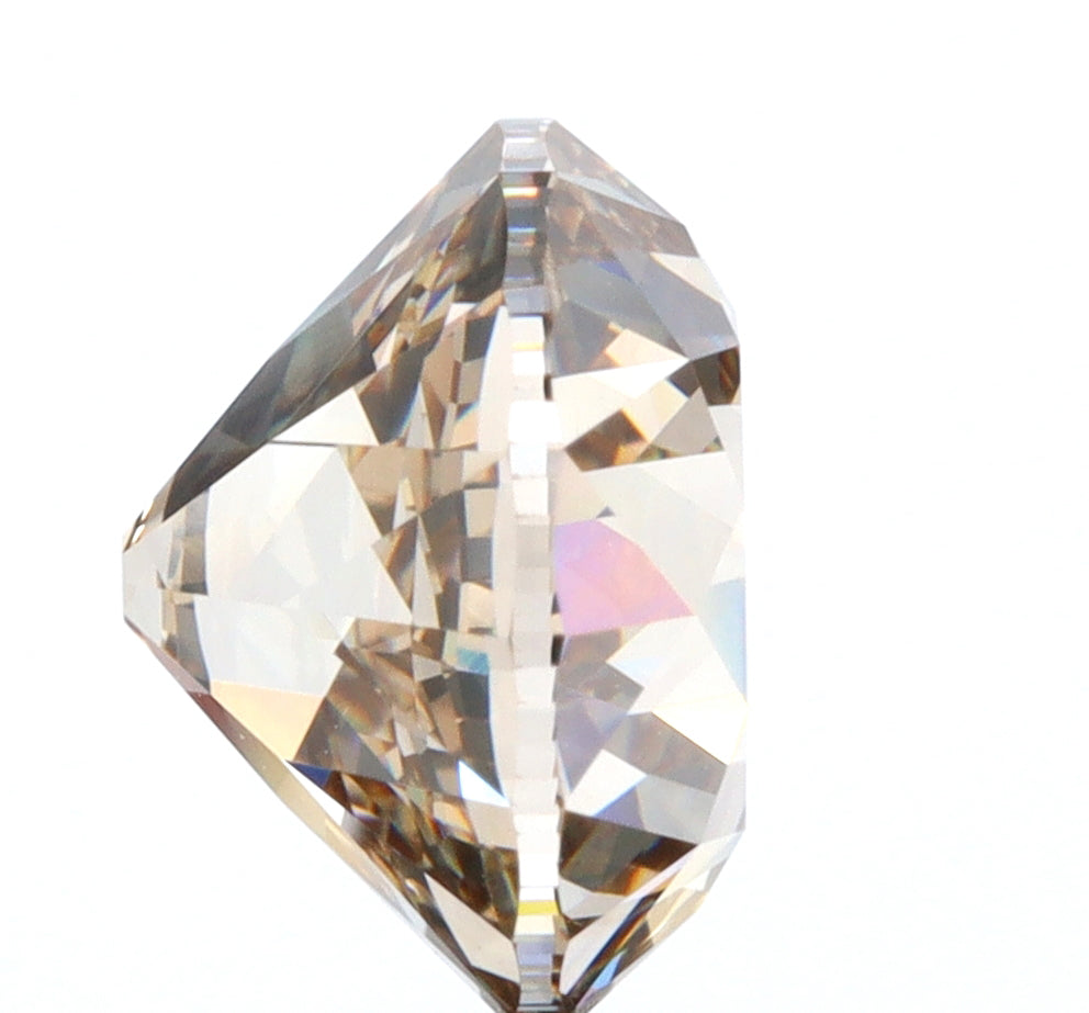 2.00ct | Champagne VVS Round Shape Old European Cut Diamond - Modern Rustic Diamond