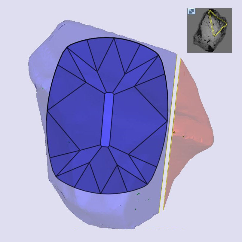 1.05ct | O-P/VS1 Cushion Shape Old Mine Cut Diamond (GIA) - Modern Rustic Diamond