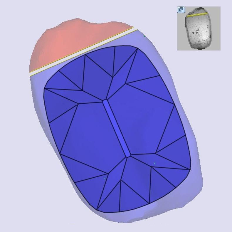 3.01ct | Q-R/VS1 Cushion Shape Old Mine Cut Diamond (GIA) - Modern Rustic Diamond