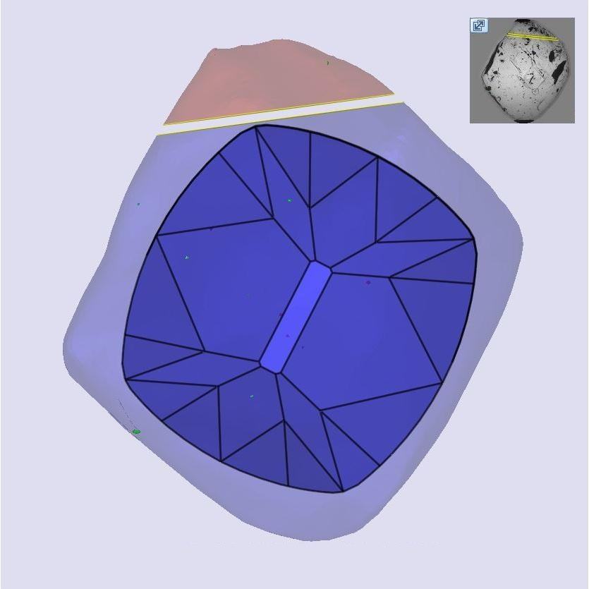 3.32ct | W-X/SI1 Cushion Shape Old Mine Cut Diamond (GIA) - Modern Rustic Diamond