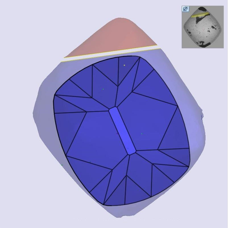 1.12ct | N/VS2 Cushion Shape Old Mine Cut Diamond (GIA) - Modern Rustic Diamond