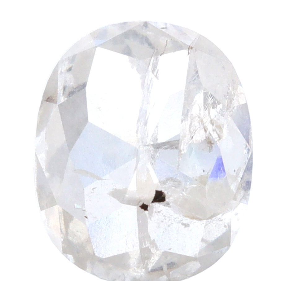 1.88ct | Salt &amp; Pepper Cushion Shape Brilliant Cut Diamond - Modern Rustic Diamond