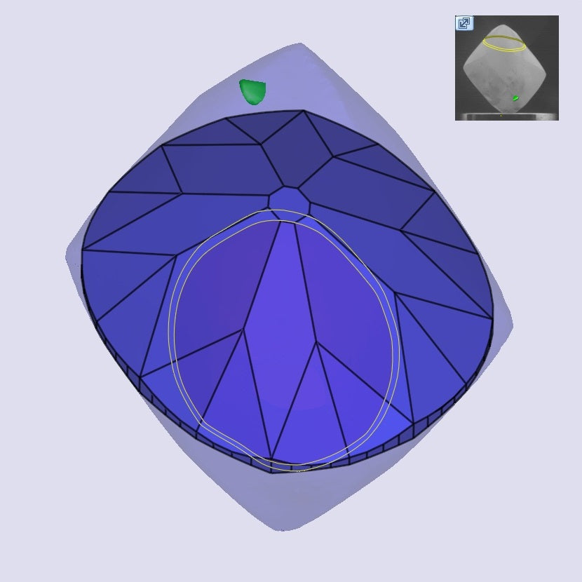 1.03ct | K/VVS2 Cushion Shape Old Mine Cut Diamond (GIA) - Modern Rustic Diamond