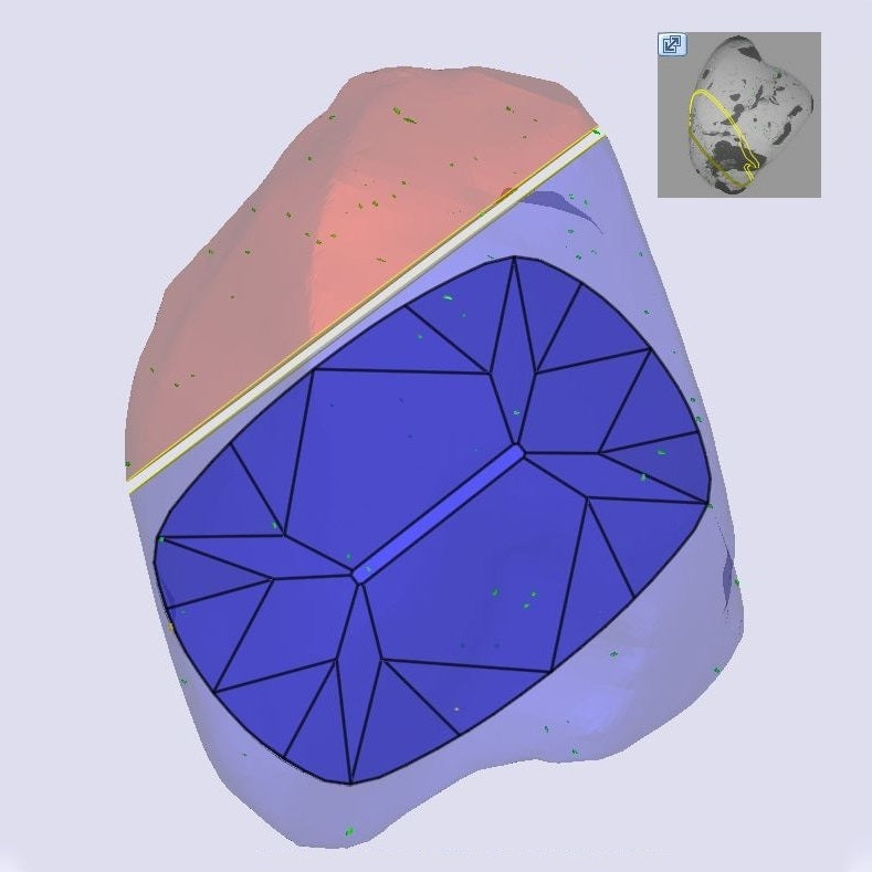 1.11ct | O-P/VS2 Cushion Shape Old Mine Cut Diamond (GIA) - Modern Rustic Diamond