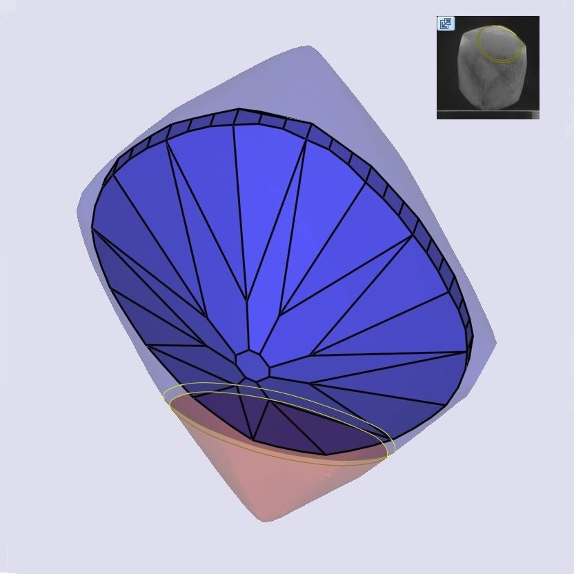 1.15ct | K/VVS1 Cushion Shape Old Mine Cut Diamond (GIA) - Modern Rustic Diamond
