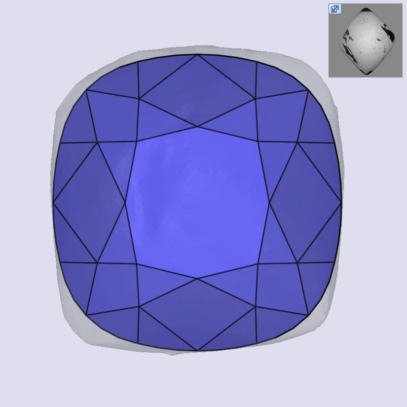 1.18ct | O-P/VS1 Cushion Shape Old Mine Cut Diamond (GIA) - Modern Rustic Diamond