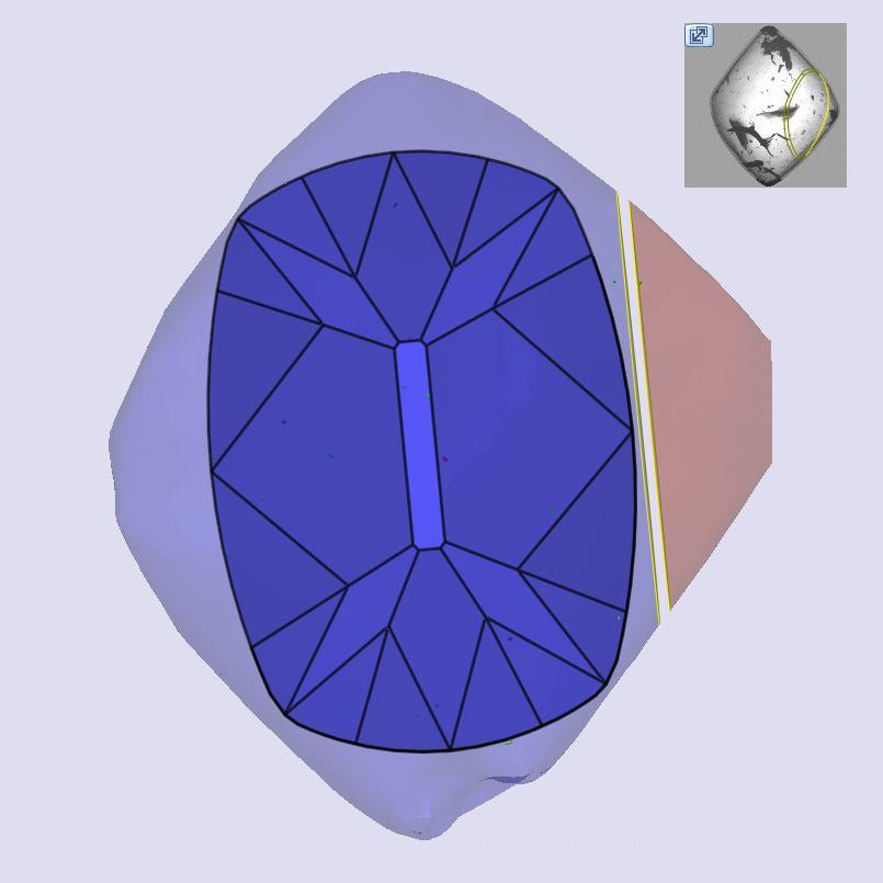 2.38ct | Cognac SI1 Cushion Shape Old Mine Cut Diamond (GIA) - Modern Rustic Diamond
