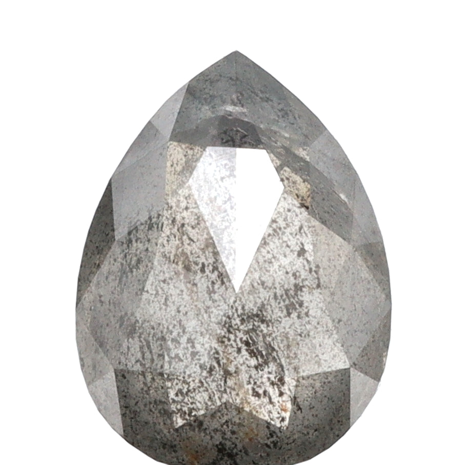1.81ct | Rustic  Pear Shape Rose Cut Diamond - Modern Rustic Diamond