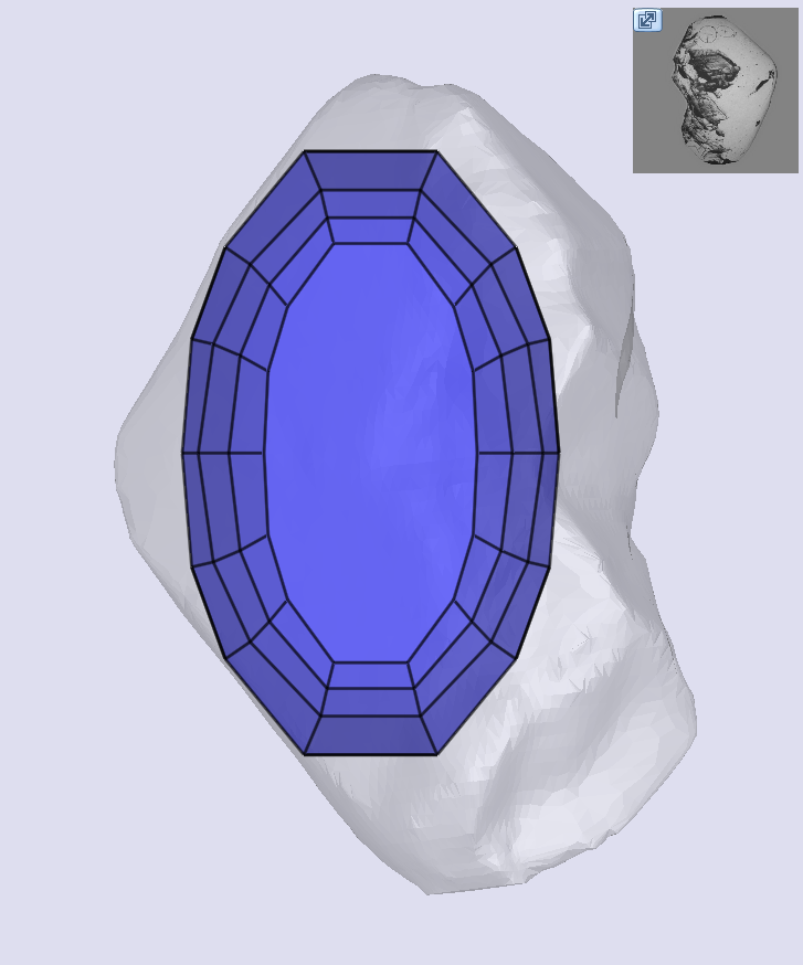 1.01ct | I/SI1 Oval Shape Step Cut Diamond (GIA) - Modern Rustic Diamond