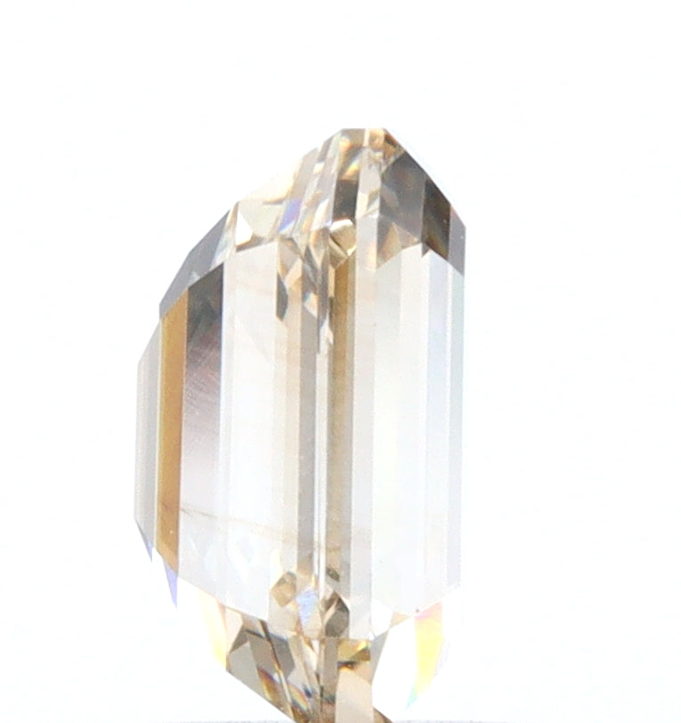 1.00ct | Champagne VVS Emerald Shape Step Cut Diamond - Modern Rustic Diamond