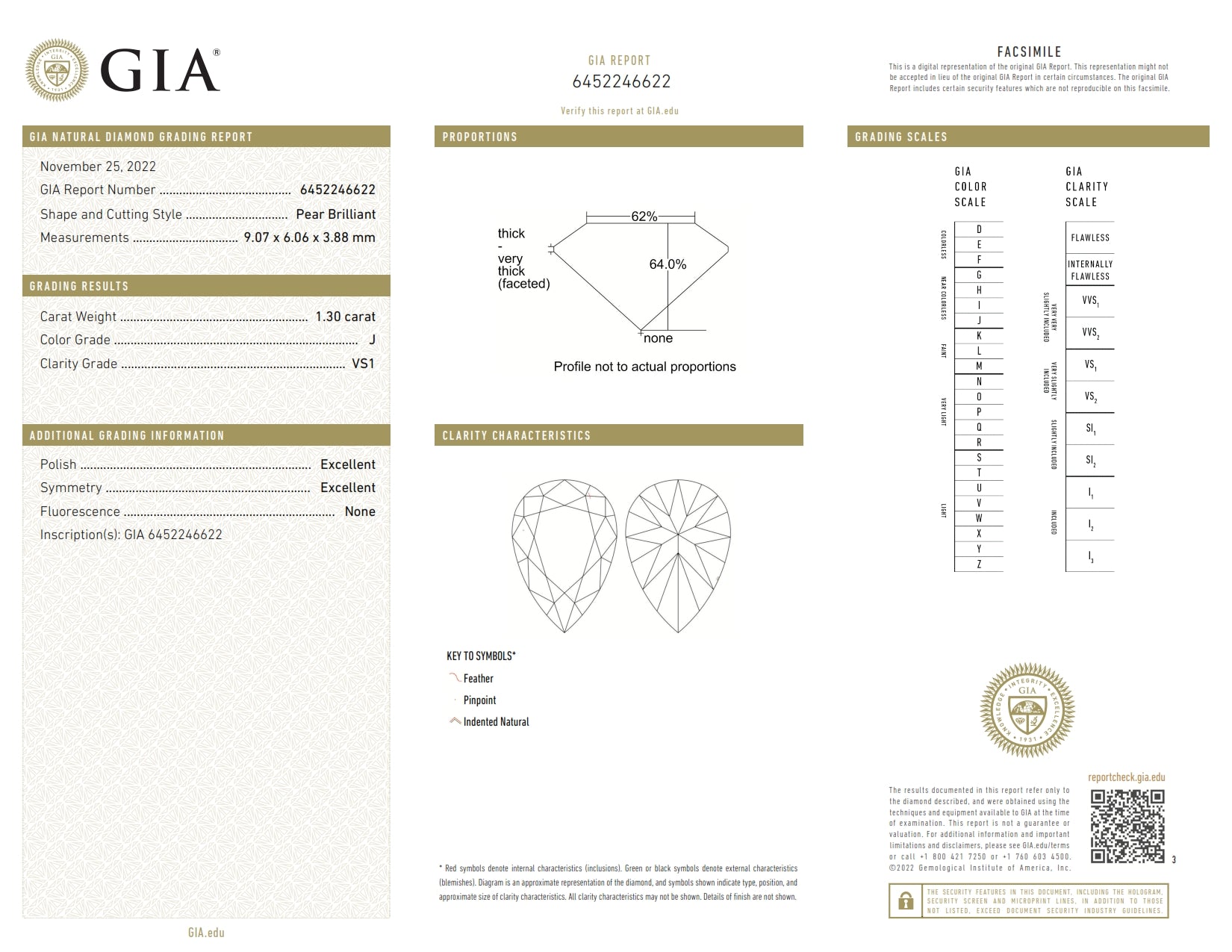 1.30ct | J/VS1 Pear Shape Brilliant Cut Diamond (GIA) - Modern Rustic Diamond