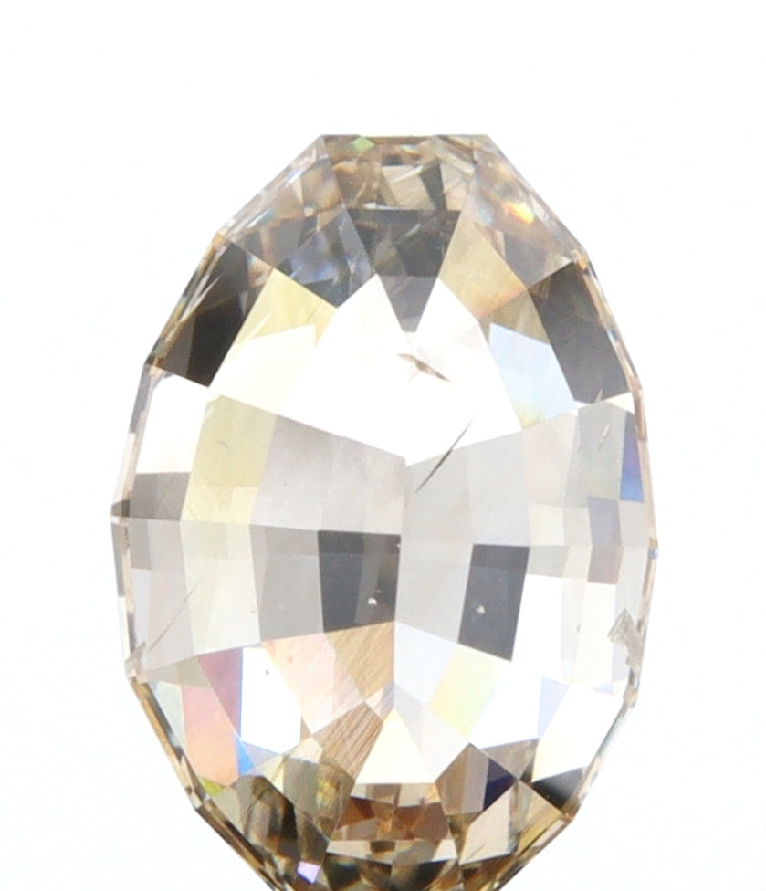 1.14ct | Champagne VS-SI Oval Shape Step Cut Diamond - Modern Rustic Diamond