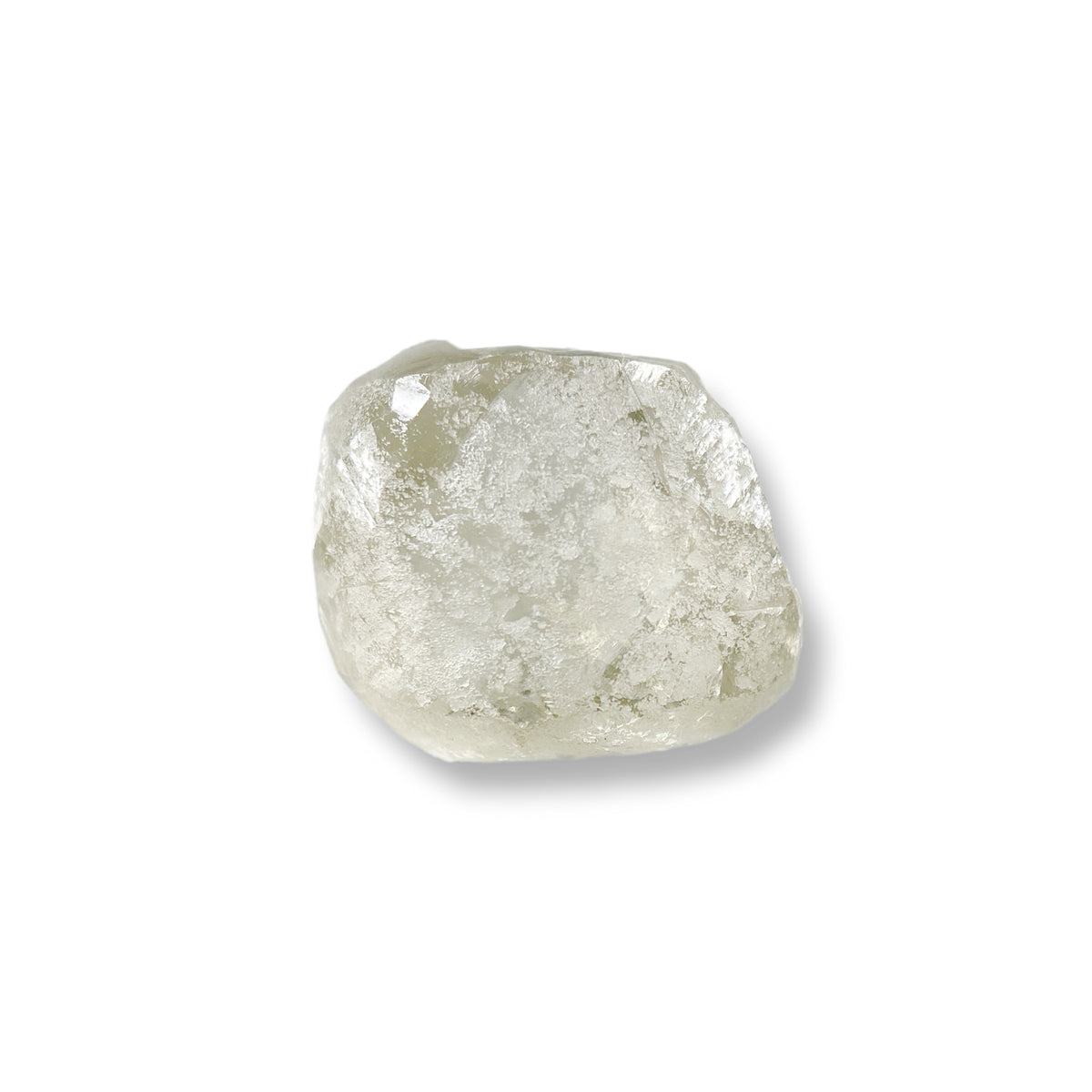 2.07ct | Fancy Dark Yellowish Green-Gray SI1 Cushion Shape Old Mine Cut Diamond (GIA) - Modern Rustic Diamond