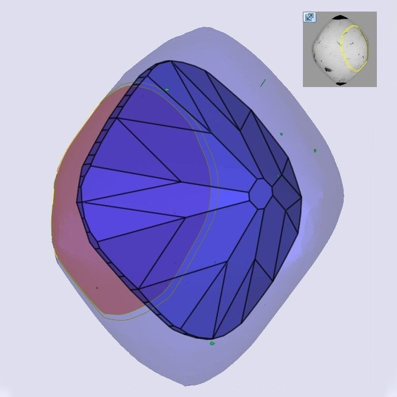 1.62ct | L/VS1 Cushion Shape Old Mine Cut Diamond (GIA) - Modern Rustic Diamond