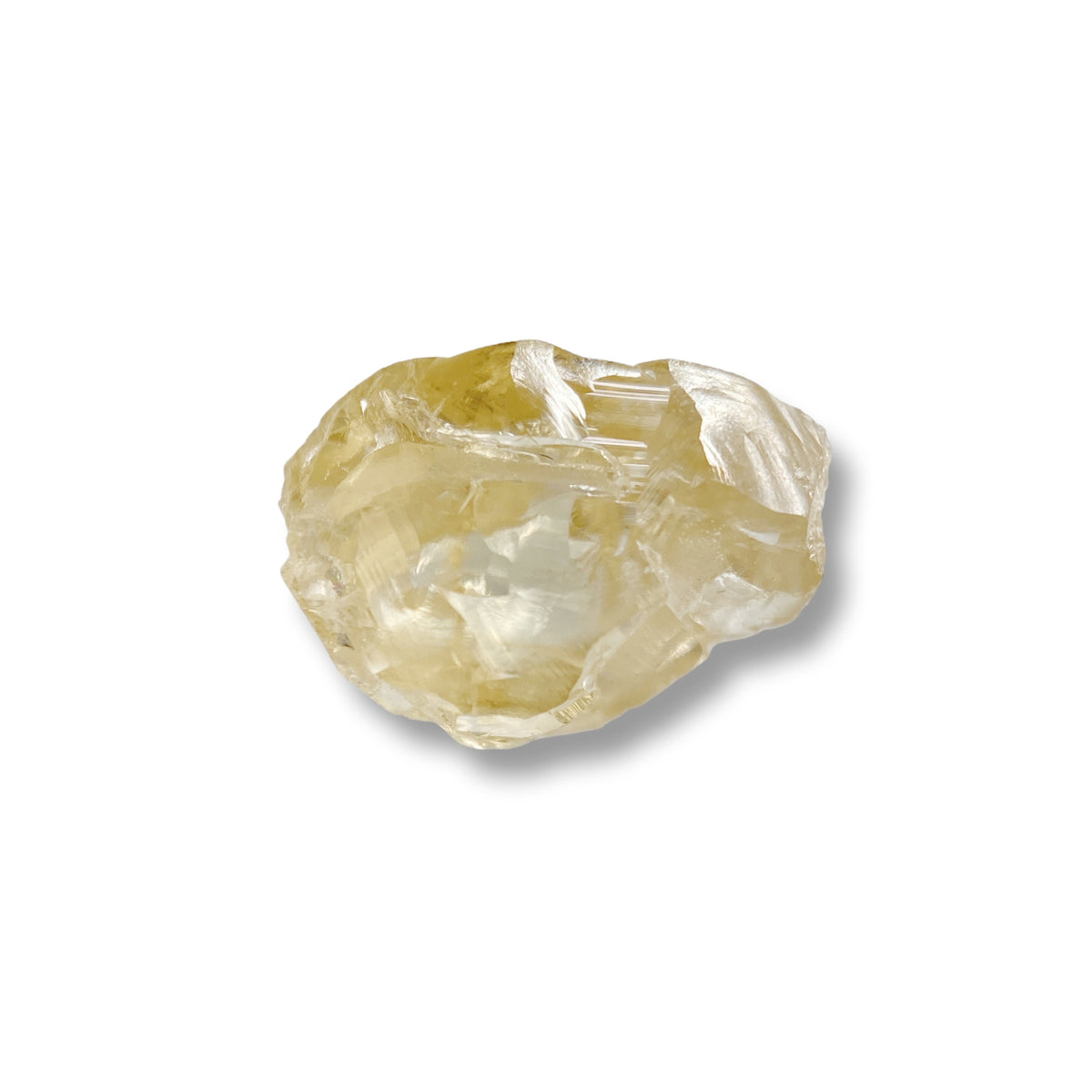 1.03ct | Fancy Light Brownish Yellow SI1 Heart Shape Old Mine Cut Diamond (GIA) - Modern Rustic Diamond