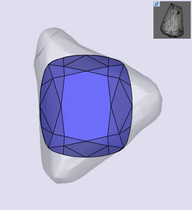 1.51ct | D/VVS2 Cushion Shape Old Mine Cut Diamond (GIA) - Modern Rustic Diamond