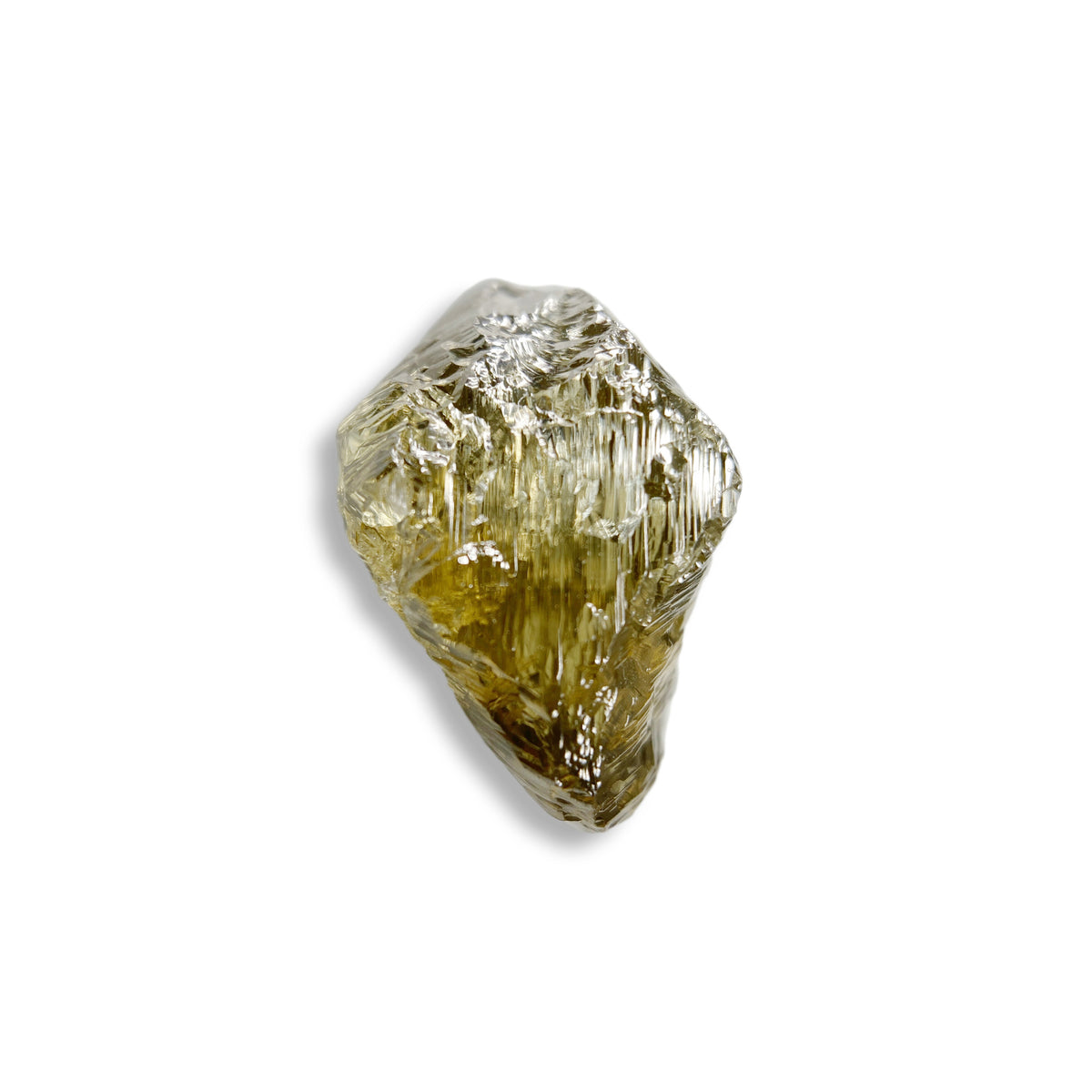 2.49ct | Fancy Dark Brown-Greenish Yellow SI2 Oval Shape Old Mine Cut Diamond (GIA) - Modern Rustic Diamond