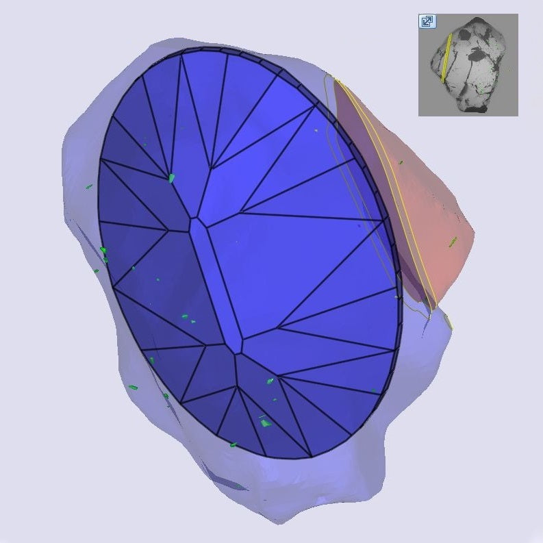 1.19ct | J/VS1 Oval Shape Old Mine Cut Diamond (GIA) - Modern Rustic Diamond