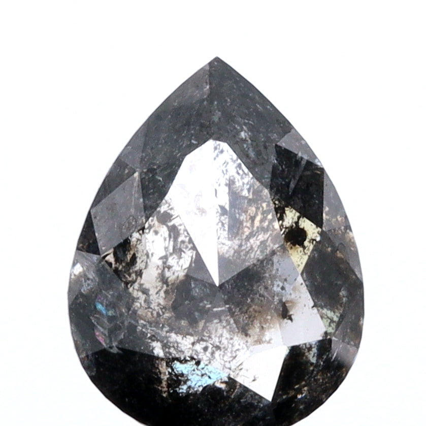 0.88ct | Rustic  Pear Shape Brilliant Cut Diamond - Modern Rustic Diamond