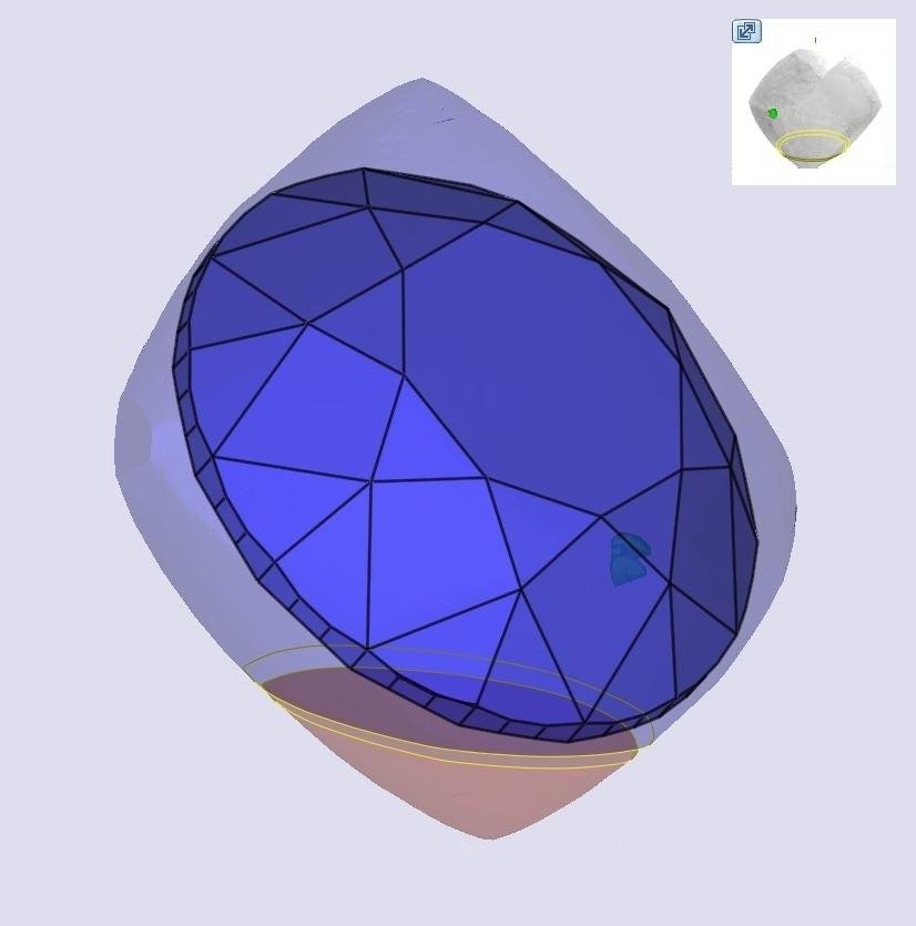 1.51ct | K/SI1 Round Shape Old European Cut Diamond (GIA) - Modern Rustic Diamond