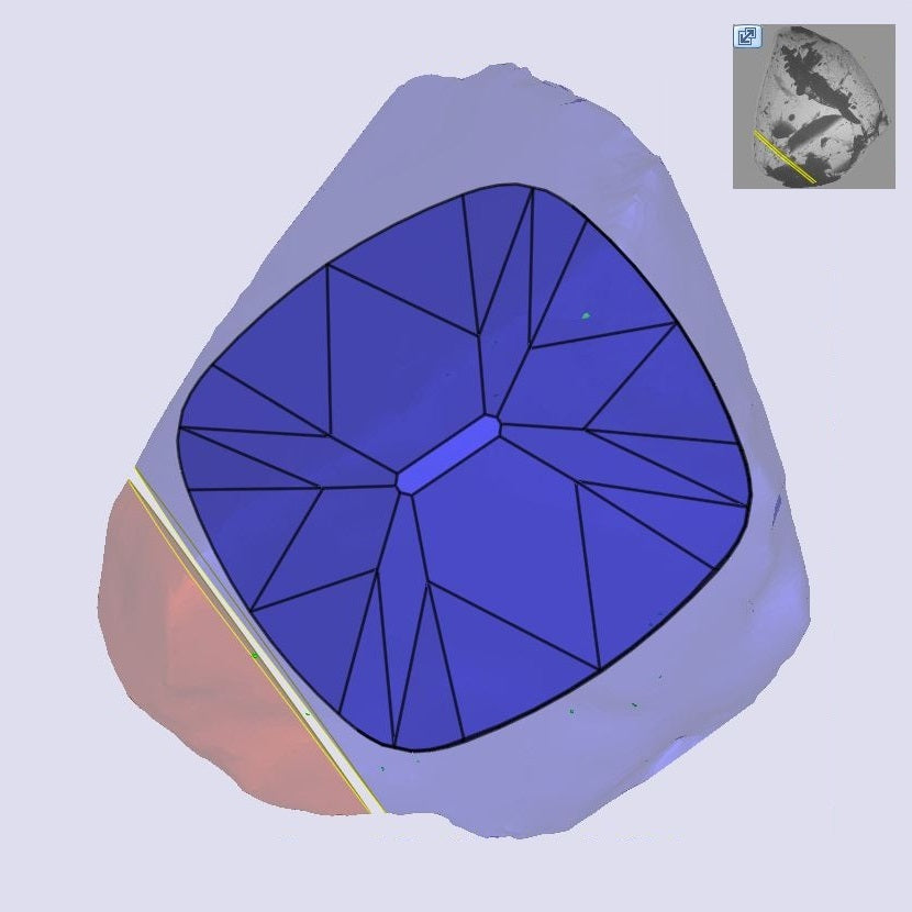 0.87ct | Y-Z/VS1 Cushion Shape Old Mine Cut Diamond (GIA) - Modern Rustic Diamond