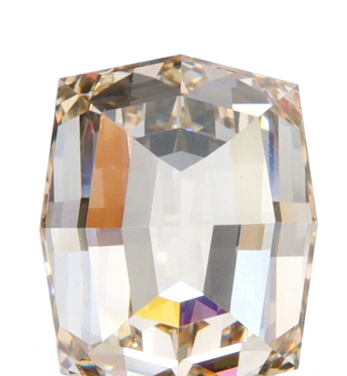 0.91ct | Champagne VVS Octagonal Shape Step Cut Diamond - Modern Rustic Diamond