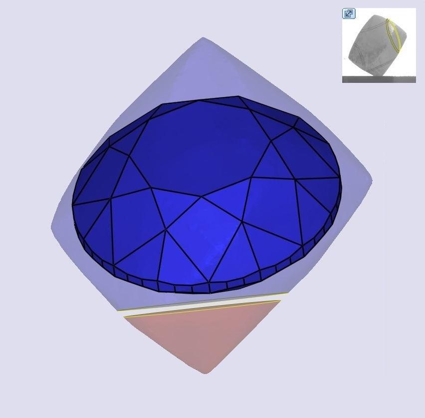 1.10ct | M/VS2 Round Shape Old European Cut Diamond (GIA) - Modern Rustic Diamond