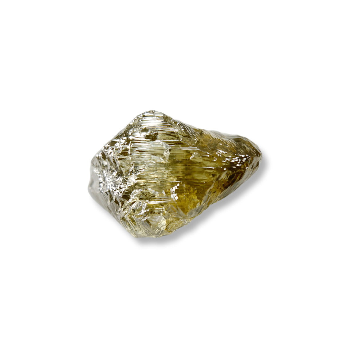 1.61ct | Fancy Dark Brown-Greenish Yellow SI1 Marquise Shape Old Mine Cut Diamond (GIA) - Modern Rustic Diamond