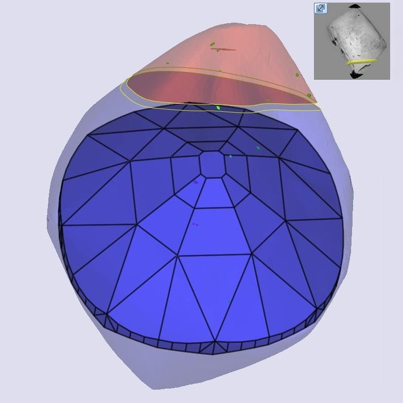 1.71ct | L/VS1 Round Shape Brilliant Cut Diamond (GIA) - Modern Rustic Diamond