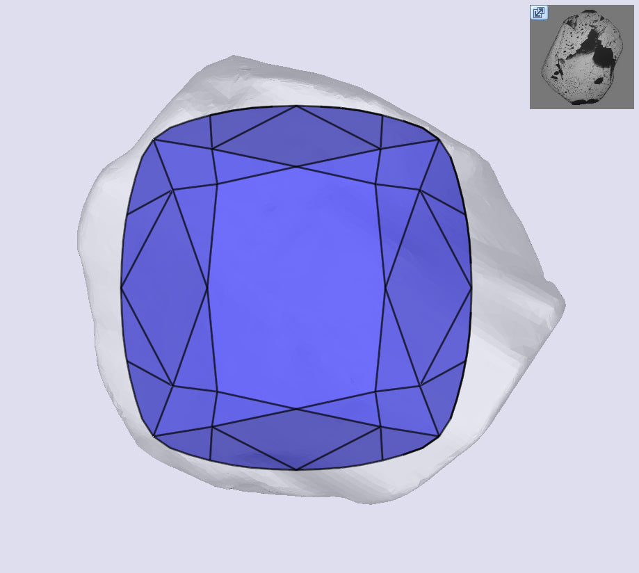 1.59ct | G/VS1 Cushion Shape Old Mine Cut Diamond (GIA) - Modern Rustic Diamond