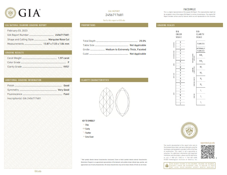 1.57ct | F/VVS1 Marquise Shape Rose Cut Diamond (GIA) - Modern Rustic Diamond