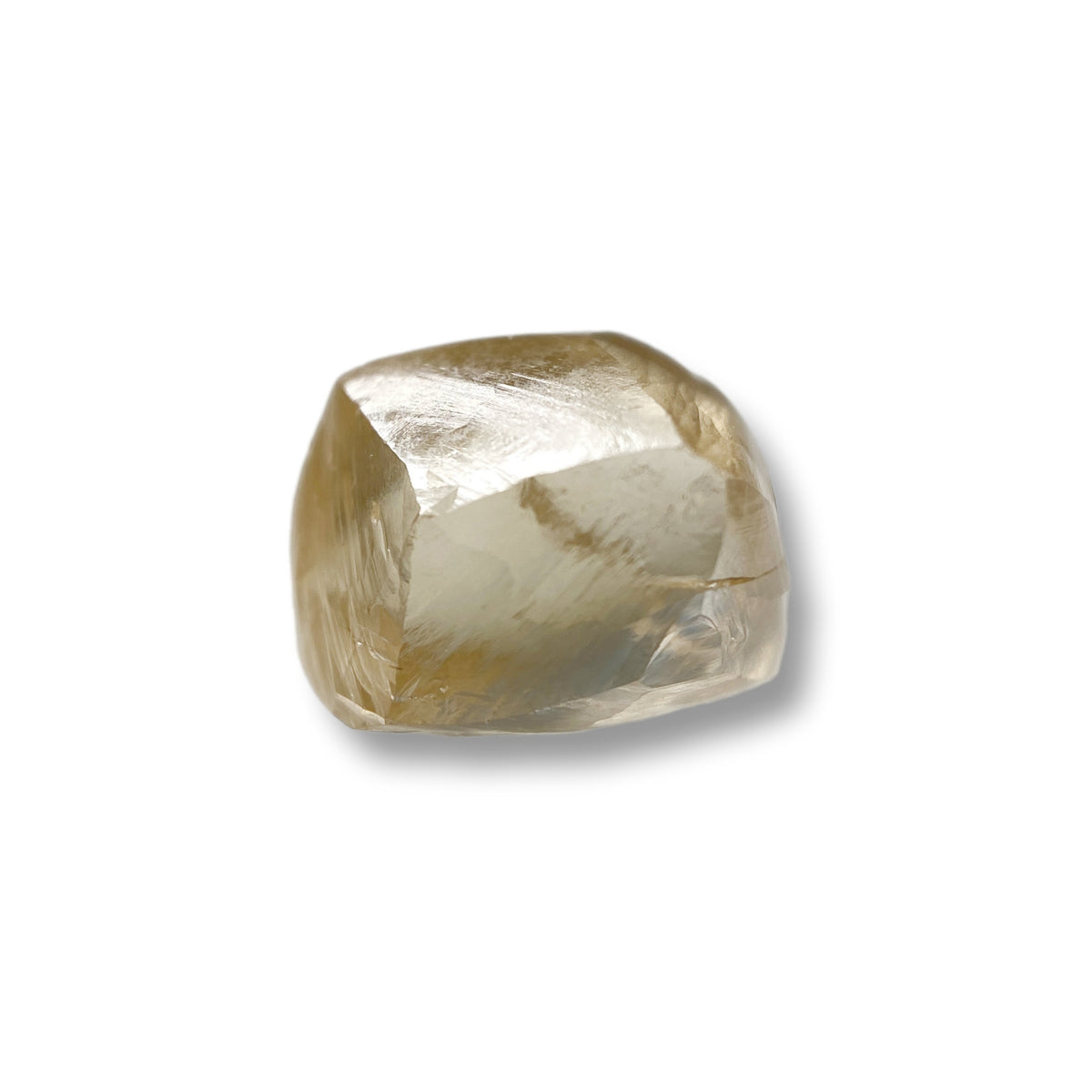 1.38ct | Fancy Light Yellowish Brown VVS2 Cushion Shape Old Mine Cut Diamond (GIA) - Modern Rustic Diamond