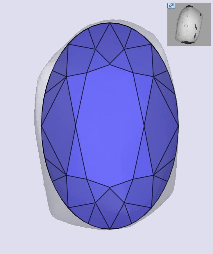 1.50ct | K/VS2 Oval Shape Old Mine Cut Diamond (GIA) - Modern Rustic Diamond