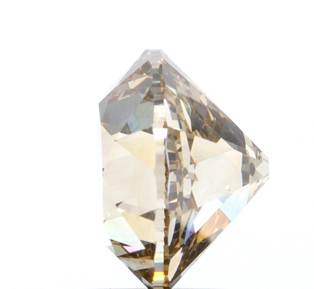 2.11ct | Champagne VS Round Shape Old European Cut Diamond - Modern Rustic Diamond