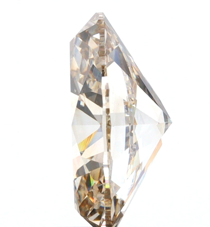 1.02ct | Champagne VS Oval Shape Brilliant Cut Diamond - Modern Rustic Diamond