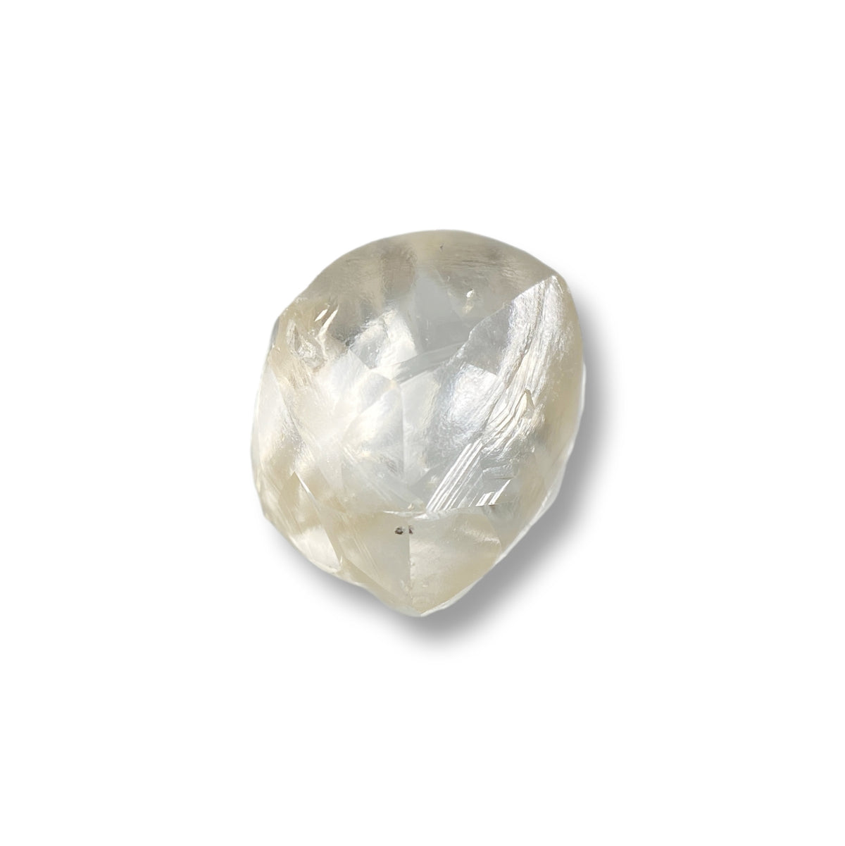 1.56ct | M, Faint Brown/VS2 Oval Shape Old Mine Cut Diamond (GIA) - Modern Rustic Diamond