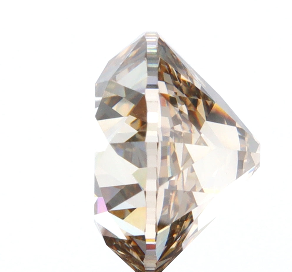 2.00ct | Champagne VVS Round Shape Old European Cut Diamond - Modern Rustic Diamond