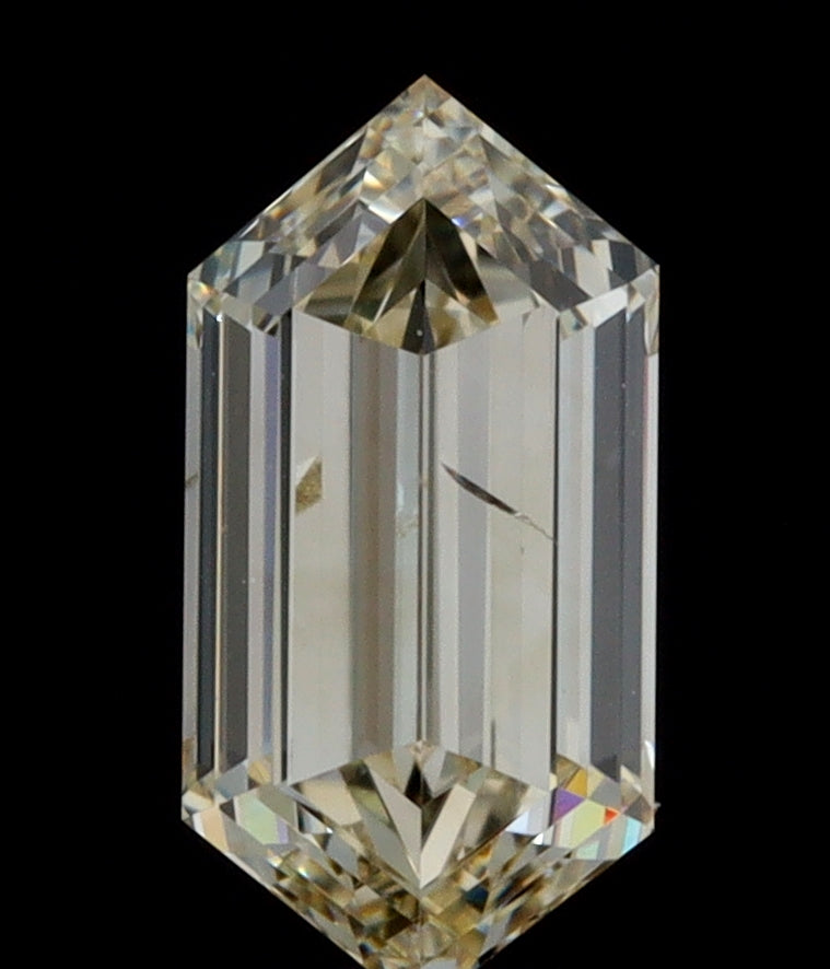0.70ct | Champagne VS-SI Hexagon Shape Step Cut Diamond - Modern Rustic Diamond