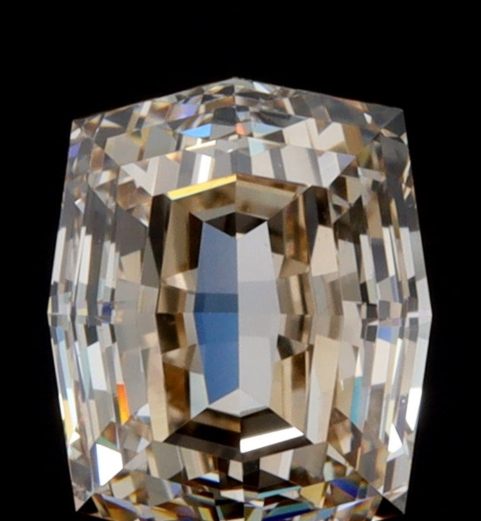0.91ct | Champagne VVS Octagonal Shape Step Cut Diamond - Modern Rustic Diamond