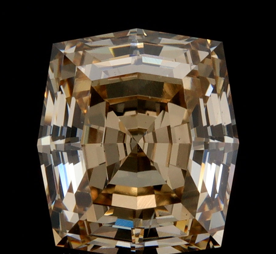 1.51ct | Champagne VVS Octagonal Shape Step Cut Diamond - Modern Rustic Diamond