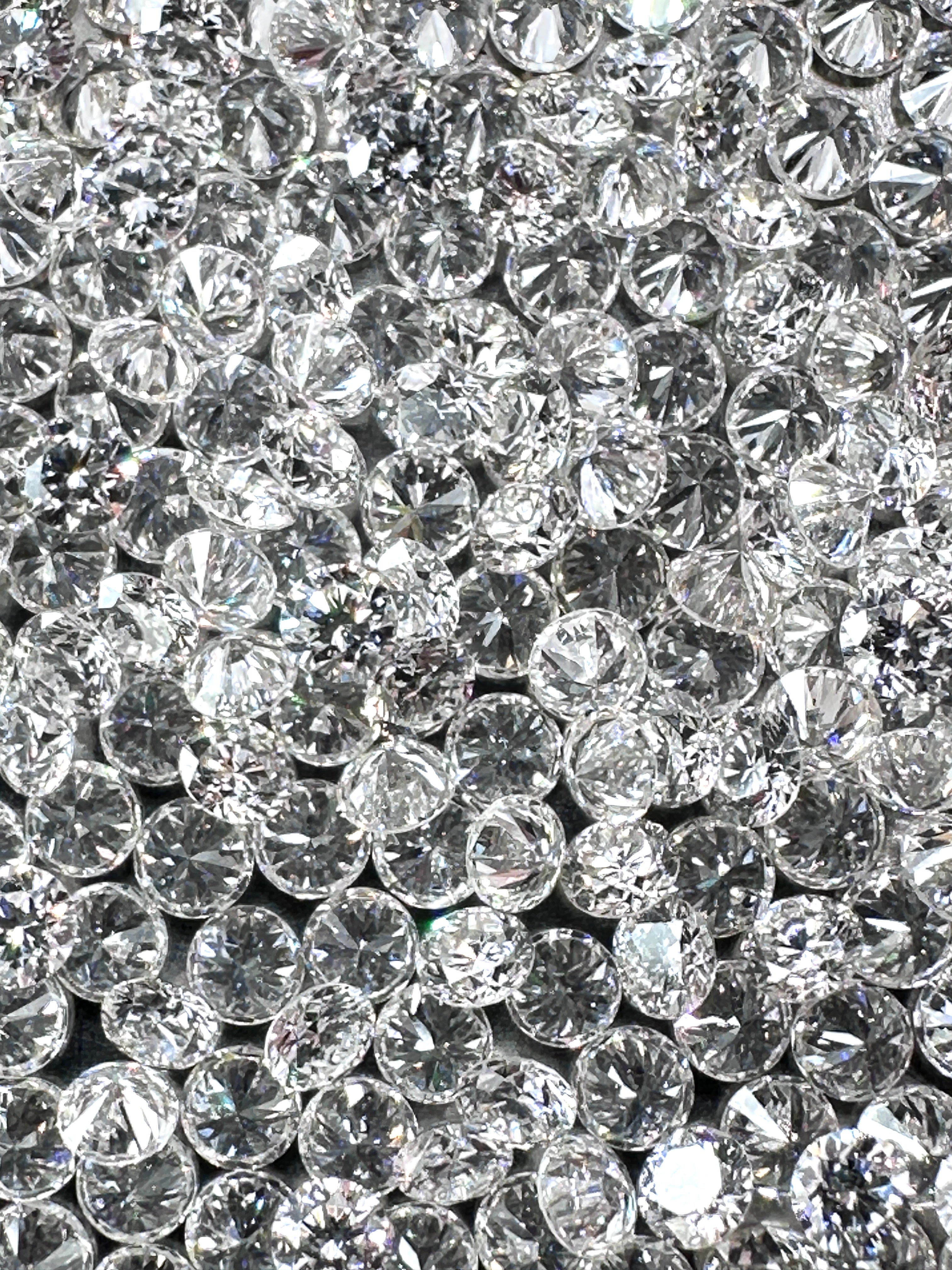 Recycled White Diamond Round Brilliant Melee F-G/VS-SI