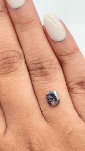 0.85ct | Rustic Oval Shape Rose Cut Diamond - Modern Rustic Diamond