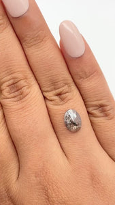1.48ct | Rustic Oval Shape Rose Cut Diamond - Modern Rustic Diamond