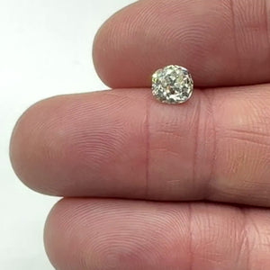 1.14ct | H/VS2 Cushion Shape Old Mine Cut Diamond - Modern Rustic Diamond