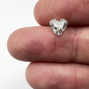 1.60ct | I/VS2 Heart Shape Brilliant Cut Diamond (EGL USA) - Modern Rustic Diamond