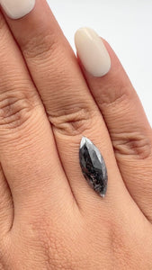 2.79ct | Rustic Marquise Shape Rose Cut Diamond - Modern Rustic Diamond