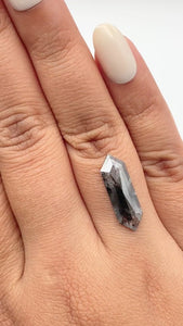 3.43ct | Rustic Hexagon Shape Rose Cut Diamond - Modern Rustic Diamond