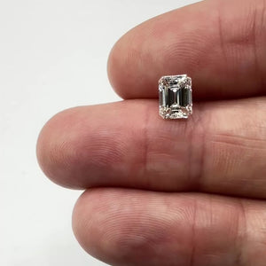 1.51ct | M/VVS2 Emerald Shape Brilliant Cut Diamond (GIA) - Modern Rustic Diamond