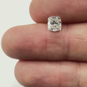 1.30ct | K/I1 Cushion Shape Brilliant Cut Diamond (GIA) - Modern Rustic Diamond